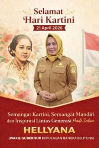 Hari Kartini, Wakil Gubernur Bangka Belitung Dorong Perempuan Berperan dalam Pembangunan Provinsi kepulauan Bangka Belitung Tercinta