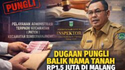 Diduga Pungli Balik Nama Tanah Rp1,5 Juta di Malang, Camat Sumawe: Tidak Boleh Sebesar Itu!
