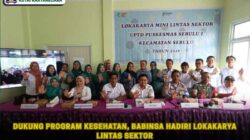 Dukung Program Kesehatan, Babinsa Hadiri Lokakarya Lintas Sektor