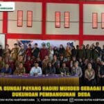 Babinsa Sungai Payang Hadiri Musdes Sebagai Bentuk Dukungan Pembangunan  Desa