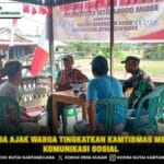 Babinsa Ajak Warga Tingkatkan Kamtibmas melalui Komunikasi Sosial