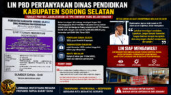 Lembaga Investigasi Negara Soroti Dugaan Tunggakan Pembayaran Proyek DAK 2024 di Sorong Selatan