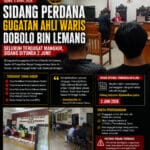 Sidang Perdana Gugatan Ahli Waris Dobolo Bin Lemang Digelar, Seluruh Tergugat Mangkir!