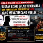 Dibalik Rekaman Suara Kontroversial: Dugaan Bisnis Solar di Dermaga hingga Pernyataan Bernada SARA yang Mengguncang Publik