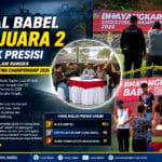 Pangkalan TNI Angkatan Laut Bangka Belitung Raih Juara 2 Menembak Presisi di Bhayangkara Babel Shooting Championship 2026
