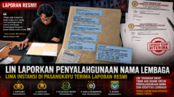 LIN RESMI LAPORKAN DUGAAN PENYALAHGUNAAN NAMA LEMBAGA DI PASANGKAYU: KETUM ROBI “KAMI TIDAK MAIN-MAIN!”