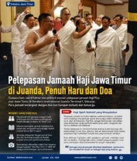 Pelepasan Jamaah Haji Jawa Timur di Juanda: Antara Haru Keluarga dan Spirit Kebersamaan Umat