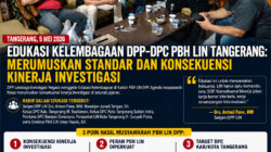Edukasi Kelembagaan DPP–DPC PBH LIN Tangerang: Merumuskan Standar dan Konsekuensi Kinerja Investigasi