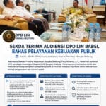 Sekda Babel Terima Audiensi LIN, Dorong Penguatan Pengawasan dan Perbaikan Pelayanan Publik