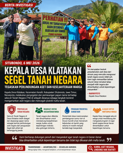 SEGEL TANAH NEGARA DI KLATAKAN: LANGKAH BERANI ATAU AWAL KONFLIK BARU?