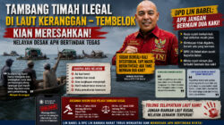 Aktivitas Tambang Timah Ilegal di Laut Keranggan–Tembelok Kian Meresahkan, Nelayan Desak APH Bertindak Tegas