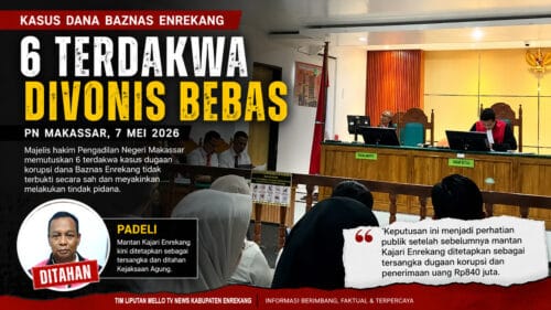 Enam Terdakwa Kasus Baznas Enrekang Divonis Bebas, Publik Soroti Penetapan Tersangka Mantan Kajari
