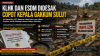 KLHK dan ESDM Didesak Evaluasi Penanganan Dugaan PETI di Sulawesi Utara