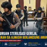 Polres Pasuruan Sterilisasi Gereja, Ibadah Kenaikan Isa Almasih Berlangsung Aman dan Kondusif