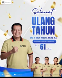 Bupati Tangerang Rayakan Ulang Tahun ke-61, Ketua Askab PSSI Turut Memberi Ucapan