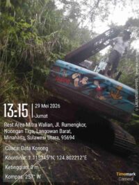 Galian C Ilegal Diduga Dibekingi? Dua Excavator Bebas Menggila di Rest Area Mitra Walian, Warga Tantang Polda Sulut Bertindak!