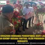 Dandim 0906/Kkr Bersama Forkopimda Ikuti Launching Peresmian KDKMP Secara Virtual Oleh Presiden Prabowo Subianto