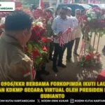 Dandim 0906/Kkr Bersama Forkopimda Ikuti Launching Peresmian KDKMP Secara Virtual Oleh Presiden Prabowo Subianto