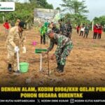 Menyatu Dengan Alam, Kodim 0906/kkr Gelar Penanaman Pohon Secara Serentak ‎