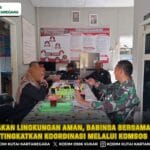 Ciptakan Lingkungan Aman, Babinsa Bersama BPD Tingkatkan Koordinasi Melalui Komsos