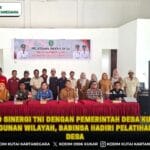 Wujud Sinergi TNI Dengan Pemerintah Desa Kuatkan Pembangunan Wilayah, Babinsa Hadiri Pelatihan Indeks Desa