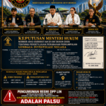 SK MENTERI HUKUM TERBIT! Perubahan AD/ART dan Kepengurusan LIN Resmi Disahkan Negara, DPP Tegaskan Hanya Ketum dan Sekjen Berwenang Menandatangani Dokumen Organisasi