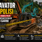 10 Excavator Disita Polisi, Masyarakat Desak Mabes Polri Bongkar Aktor Besar di Balik Dugaan PETI Garini