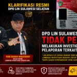 DPD LIN Sulsel Bantah Terlibat Investigasi Kasus Kartu Relawan Prabowo, Saharuddin Lili Kutuk Oknum yang Catut Nama Lembaga