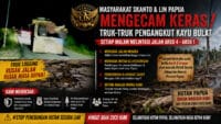 Masyarakat Skanto dan LIN Papua Kecam Truk Logging Rusak Jalan Negara, Desak Pemerintah dan Aparat Bertindak