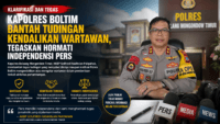 Kapolres Boltim Bantah Tudingan Kendalikan Wartawan, Tegaskan Hormati Independensi Pers