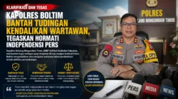 Kapolres Boltim Bantah Tudingan Kendalikan Wartawan, Tegaskan Hormati Independensi Pers