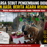 Warga Sebut Pengembang Diduga Abaikan Hasil Berita Acara Rekonstruksi, Minta Bupati Bangka Ambil Tindakan Tegas