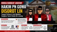 Diduga Rangkap Peran dalam Sengketa Tanah Dobolo Bin Lemang, Hakim PN Gowa Disorot LIN