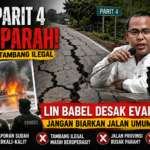 Jalan Raya Parit 4 Retak Diduga Akibat Tambang Liar, Video Warga Bakar Alat Tambang Viral – LIN Babel Soroti Lambannya Respons APH