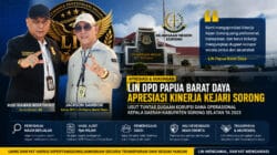 APRESIASI LIN PAPUA BARAT DAYA ATAS KINERJA KEJARI SORONG DALAM PENANGANAN DUGAAN KORUPSI DANA OPERASIONAL KEPALA DAERAH