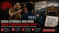 DIDUGA INTIMIDASI WARTAWAN TERKAIT PEMBERITAAN, OKNUM KADES DI MALANG TERANCAM DILAPORKAN
