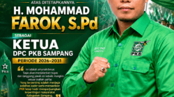 H. Mohammad Farok Resmi Pimpin DPC PKB Sampang Periode 2026–2031