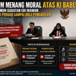 Mengklaim Menang Moral atas KI Babel, Namun Gugatan Edi Irawan Tak Pernah Sampai Diuji Pengadilan