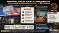 Dugaan Maladministrasi Kredit Rp2,3 Miliar di BRI Tambun: Nasabah Mengaku Tak Pernah Menandatangani Perubahan Kontrak, PBH-LIN Desak Audit Menyeluruh