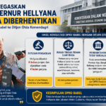 Konsultasi ke Kemendagri, DPRD Babel Tegaskan Wagub Hellyana Tidak Memenuhi Unsur Pemberhentian