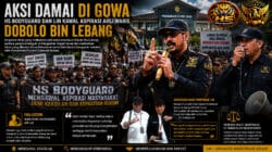 Aksi Damai di Gowa, HS Bodyguard dan LIN Kawal Aspirasi Ahli Waris Dobolo Bin Lebang