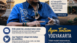 Romo Acun: Kritik Boleh, Provokasi Jangan; Mari Jaga Yogyakarta Tetap Aman dan Damai