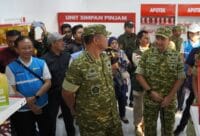 Dandim Bojonegoro dampingi Wakil Panglima TNI Tinjau Operasionalisasi KDKMP Desa Campurejo dan Pacul