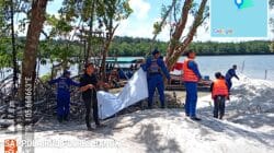 Polres Bangka Barat Tertibkan Ponton Tambang Ilegal di Teluk Kelabat Dalam, Empat Unit Berhasil Diamankan