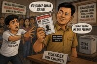 Pilkades Kamangta Dipertanyakan, Noval Komaeng Diduga Pegang Surat Suara Milik Franco Aldo Klinten