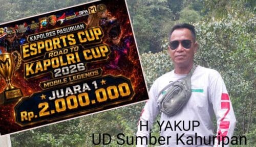 Kapolres Pasuruan Esports Cup 2026 Resmi Digelar, Wadah Generasi Muda Tunjukkan Bakat dan Raih Prestasi di Kancah Nasional