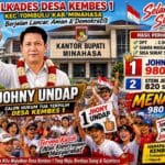 Johny Undap Menang Pilkades Kembes Satu, Raih 980 Suara dan Ungguli Stein Jenni Kindangen
