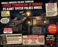 Diduga Oknum Anggota Polsek Tumpaan Lepaskan Tembakan di Depan Rumah Perwira Polres Minsel, Publik Pertanyakan Pengawasan Senpi