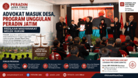 PERADIN Jatim Luncurkan Program Advokat Masuk Desa, Perluas Akses Bantuan Hukum