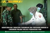 Kodim 0906/Kkr Tingkatkan Pengawasan dan Pencegahan Narkoba di Lingkungan Prajurit Melalui Pemeriksaan P4GN